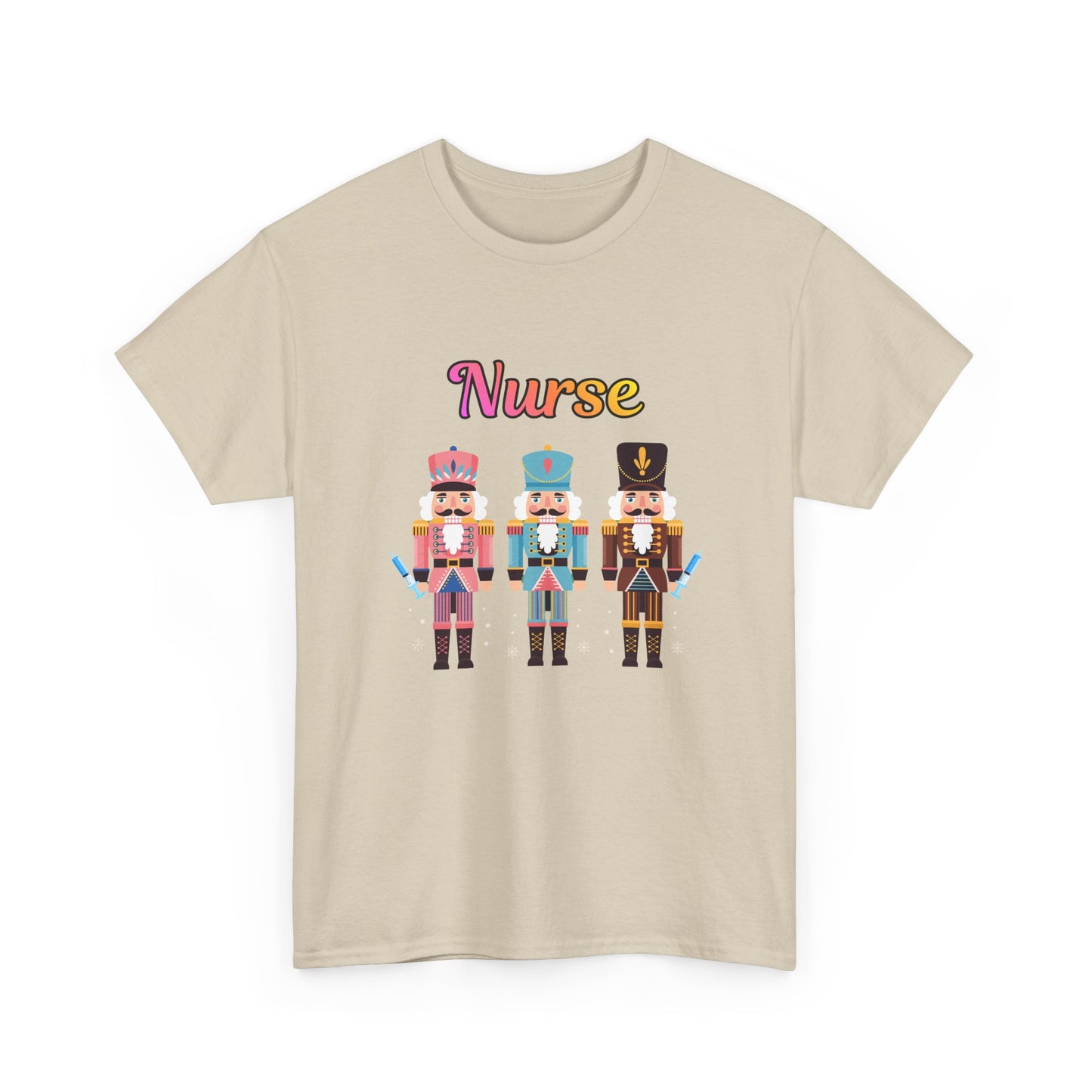 Nurse Nutcracker Unisex Heavy Cotton Tee