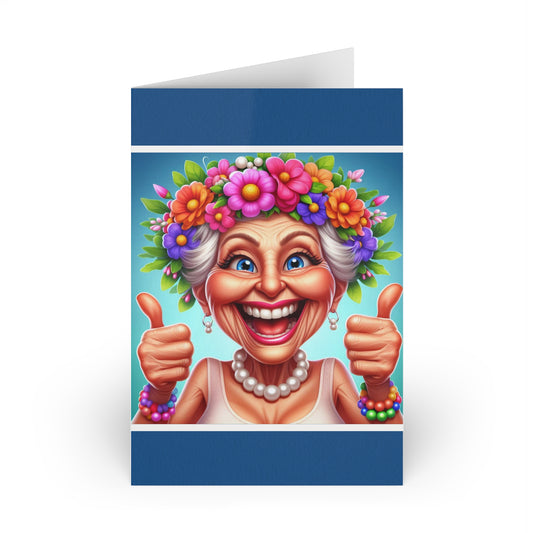 Thumbs Up Blank Greeting Card