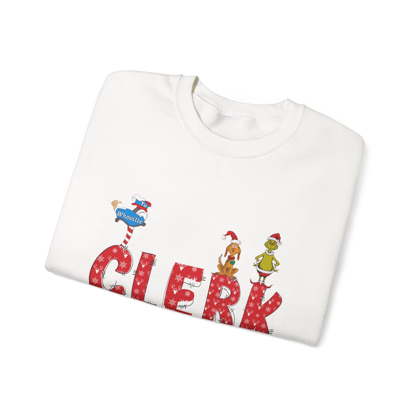 Clerk Grinch Unisex Heavy Blend™ Crewneck Sweatshirt