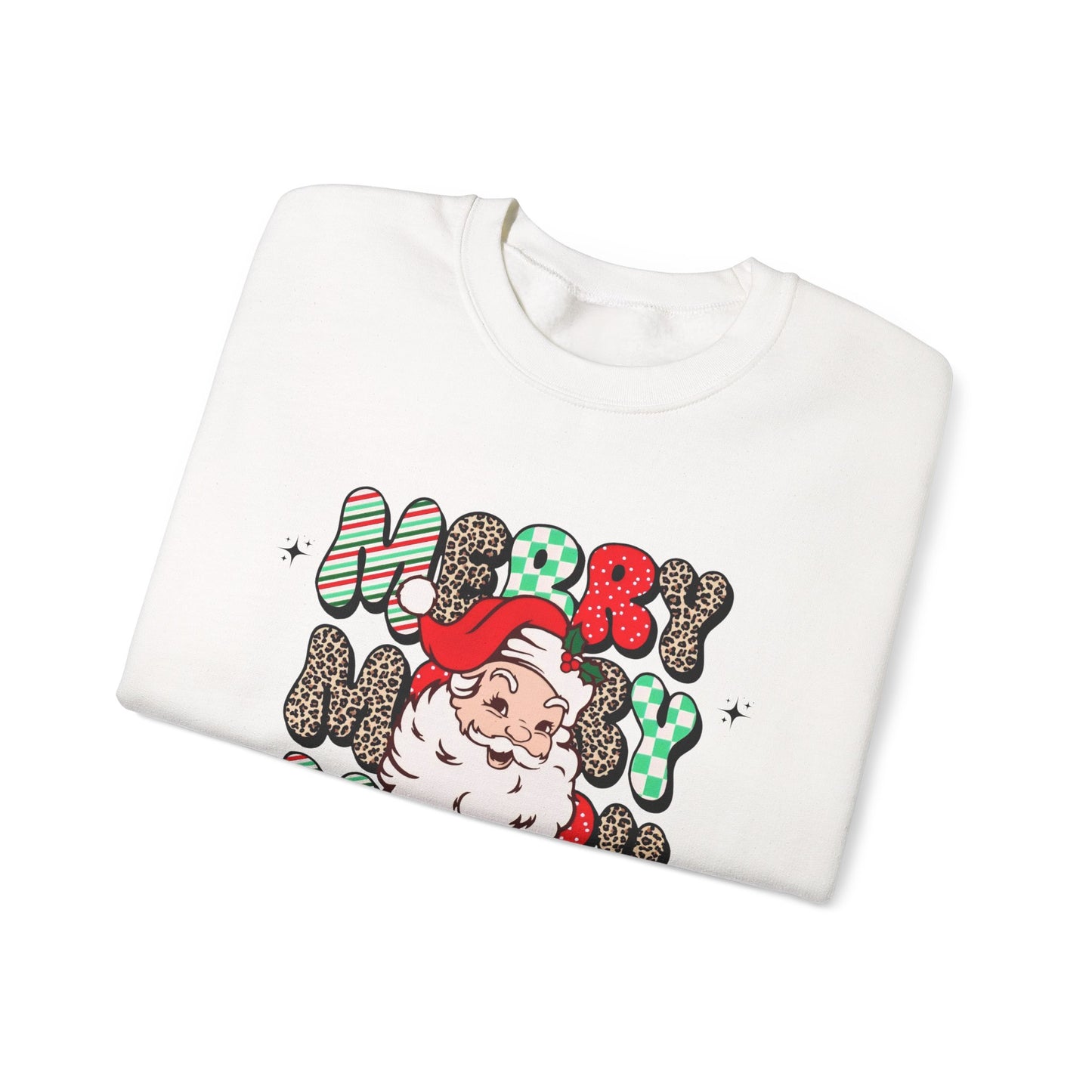 Merry Merry Christmas Unisex Heavy Blend™ Crewneck Sweatshirt