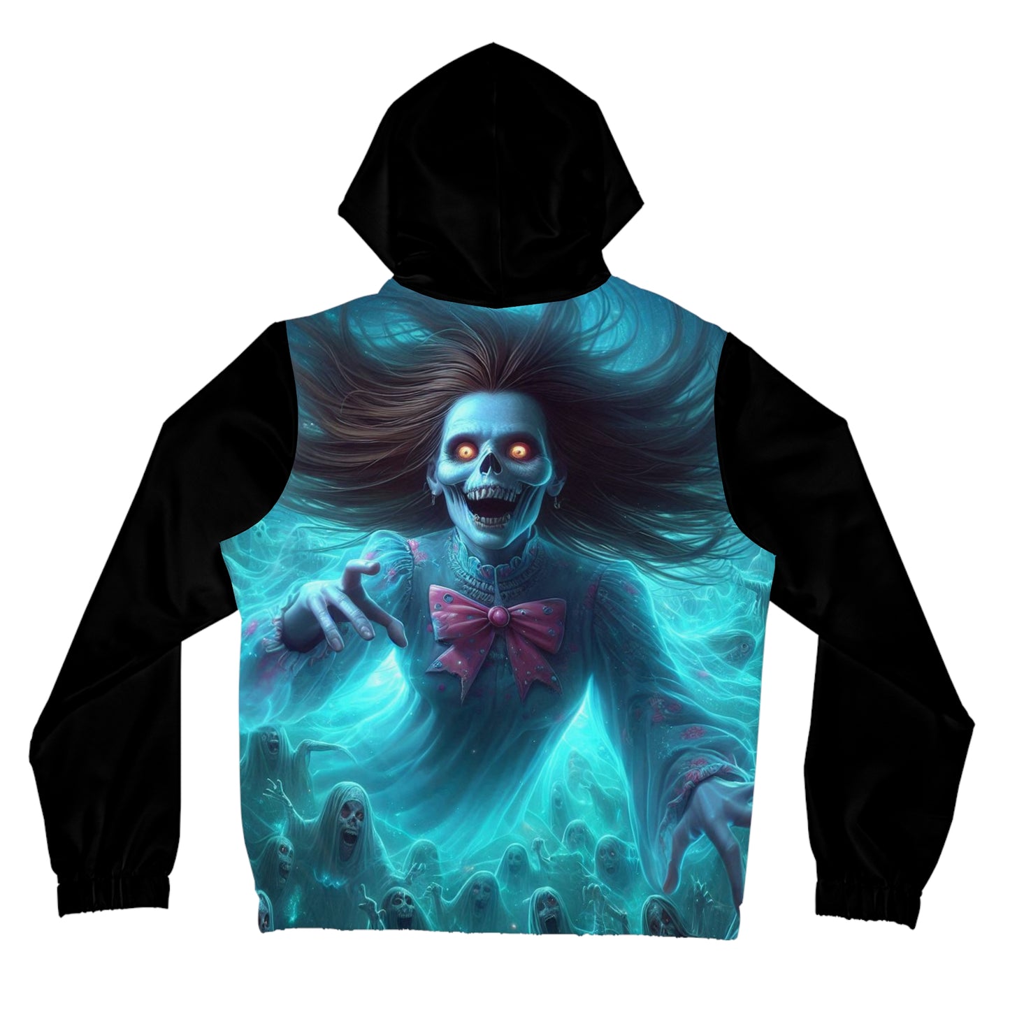 Poltergeist Women’s Full-Zip Hoodie (AOP)