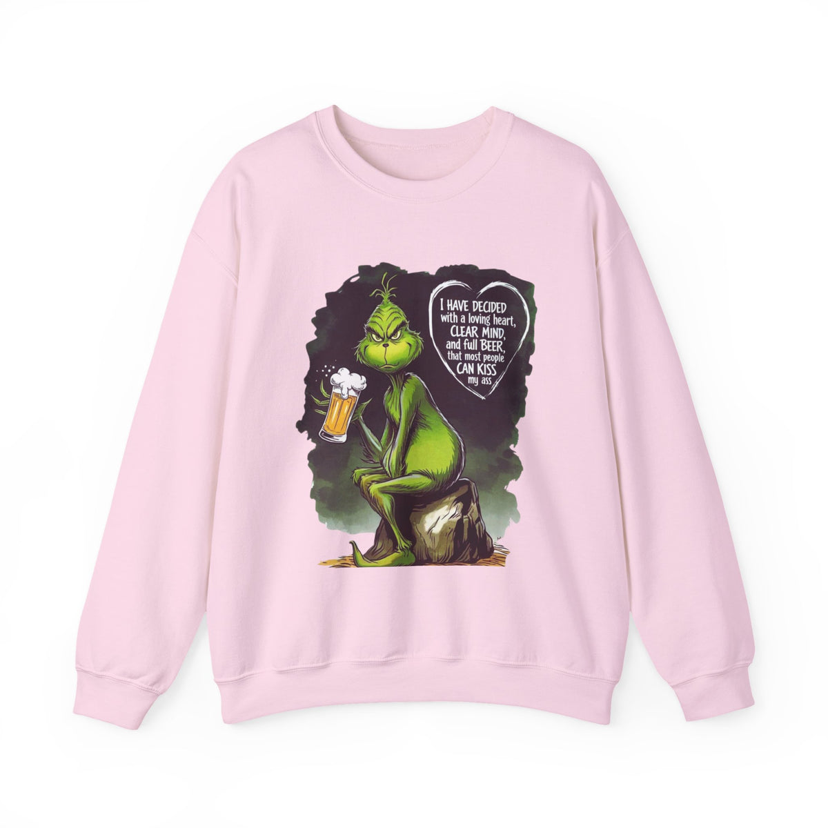 I Have Decided Grinch Unisex Heavy Blend™ Crewneck Sweatshirt
