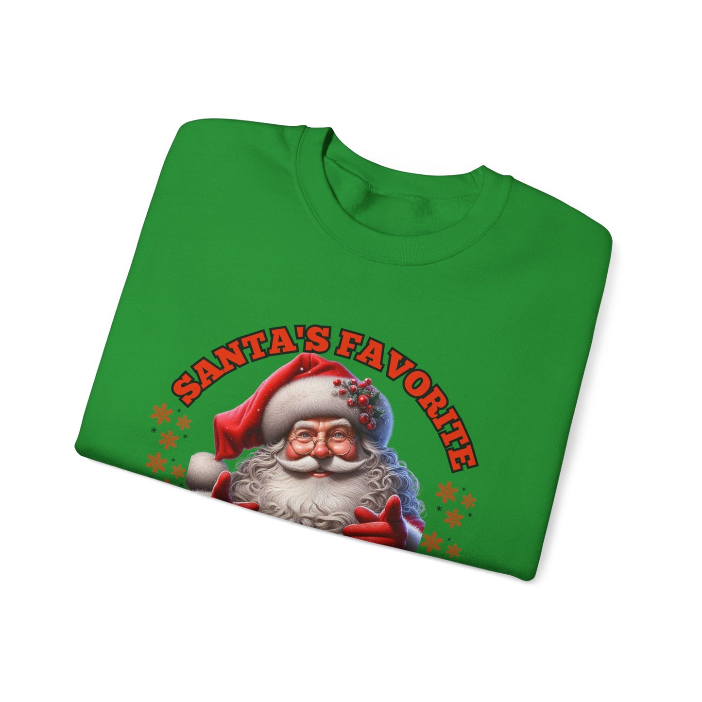 Santa's Favorite Nurse Unisex Heavy Blend™ Crewneck Sweatshirt