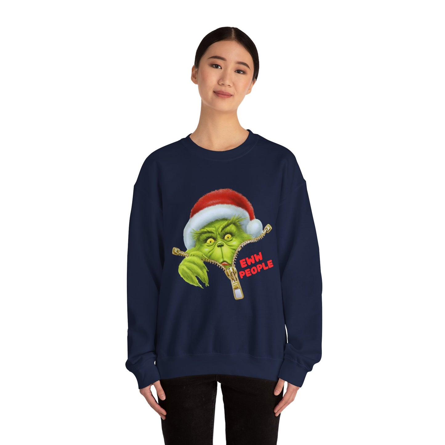 Eww People Grinch Unisex Heavy Blend™ Crewneck Sweatshirt