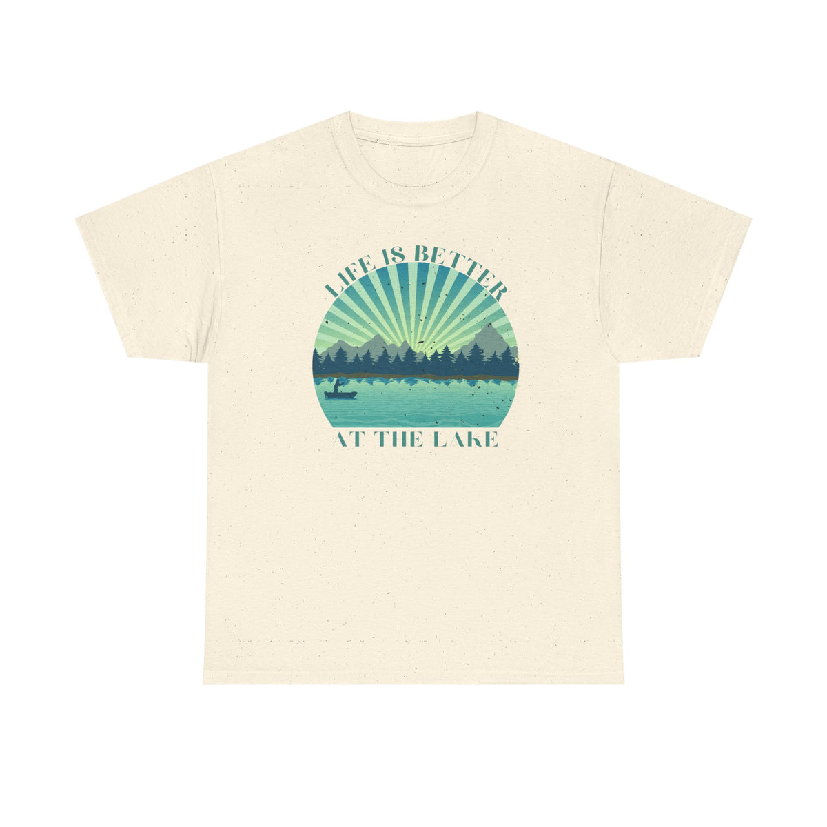 Life Is Better At The Lake Unisex Heavy Cotton Tee