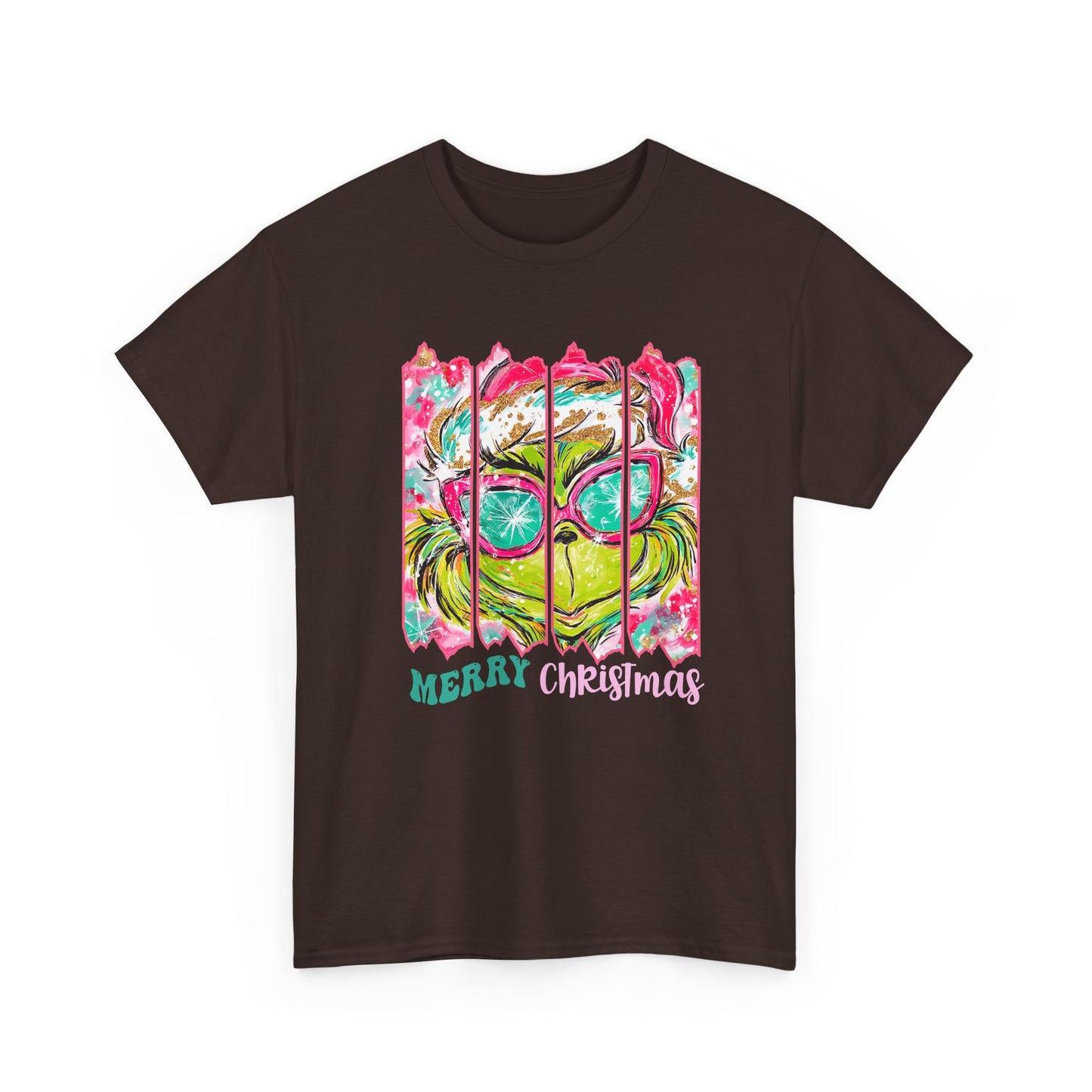 Merry Christmas Grinch Unisex Heavy Cotton Tee