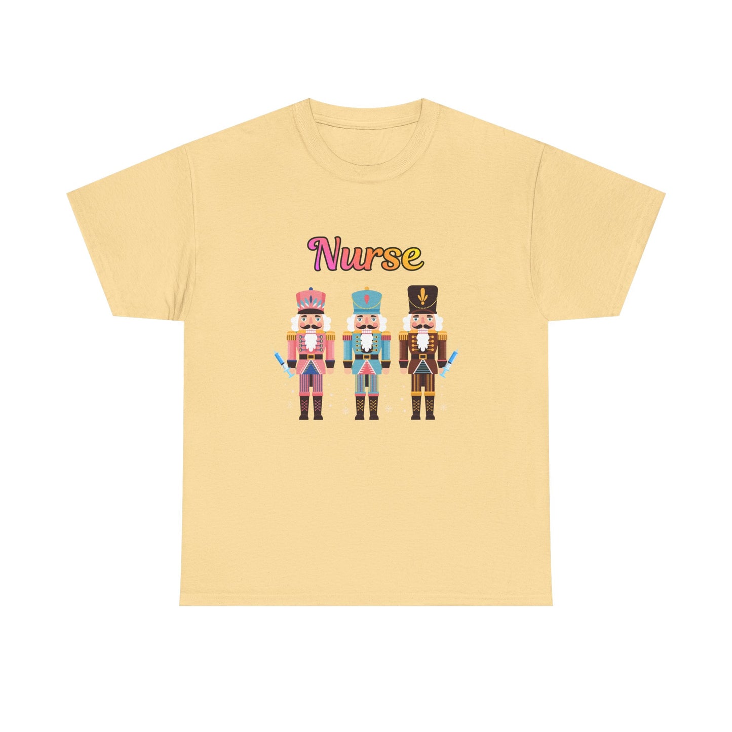 Nurse Nutcracker Unisex Heavy Cotton Tee