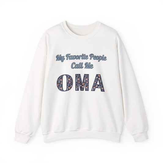 My Favorite People Call Me Oma Unisex Heavy Blend™ Crewneck Sweatshirt