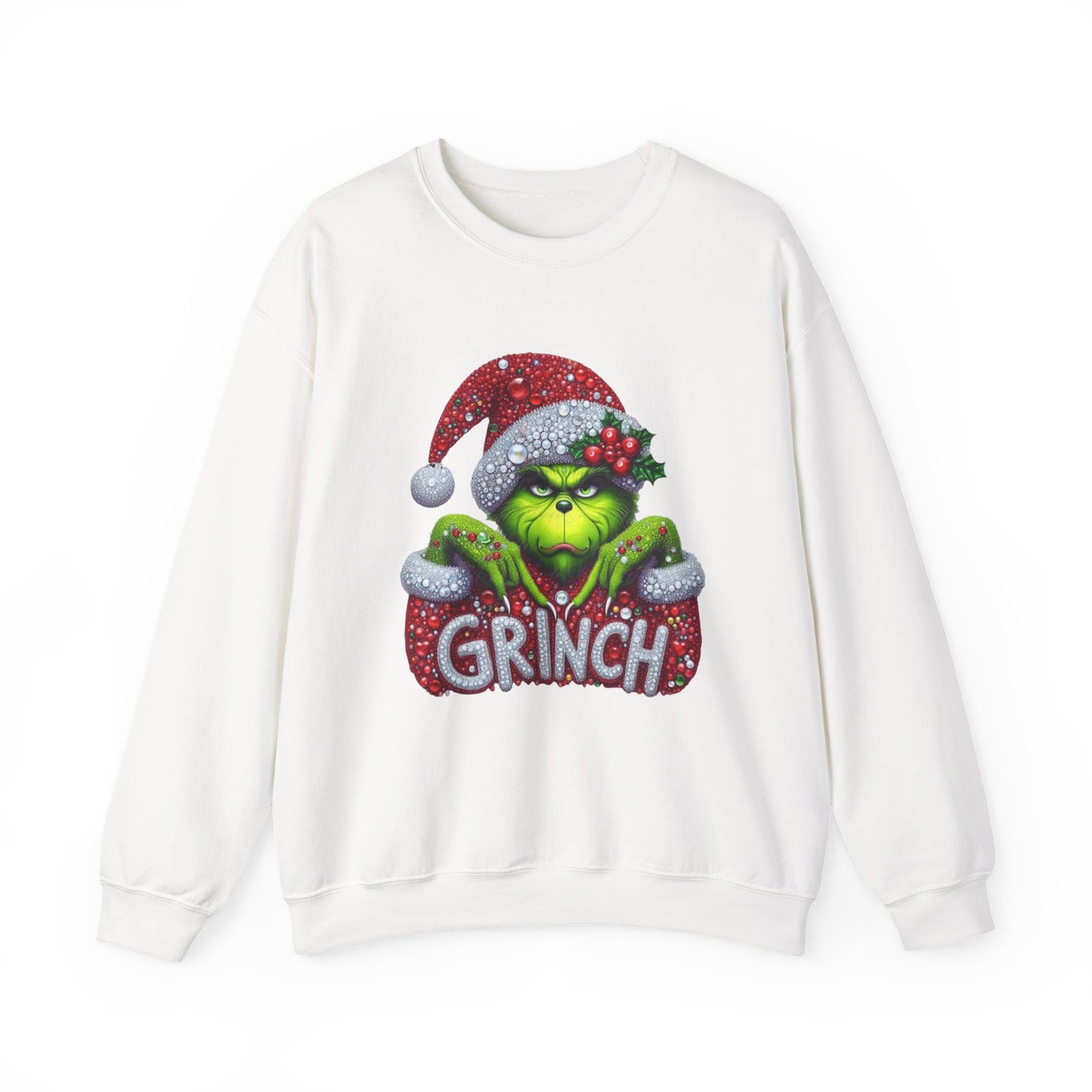 Glitter Grinch Unisex Heavy Blend™ Crewneck Sweatshirt
