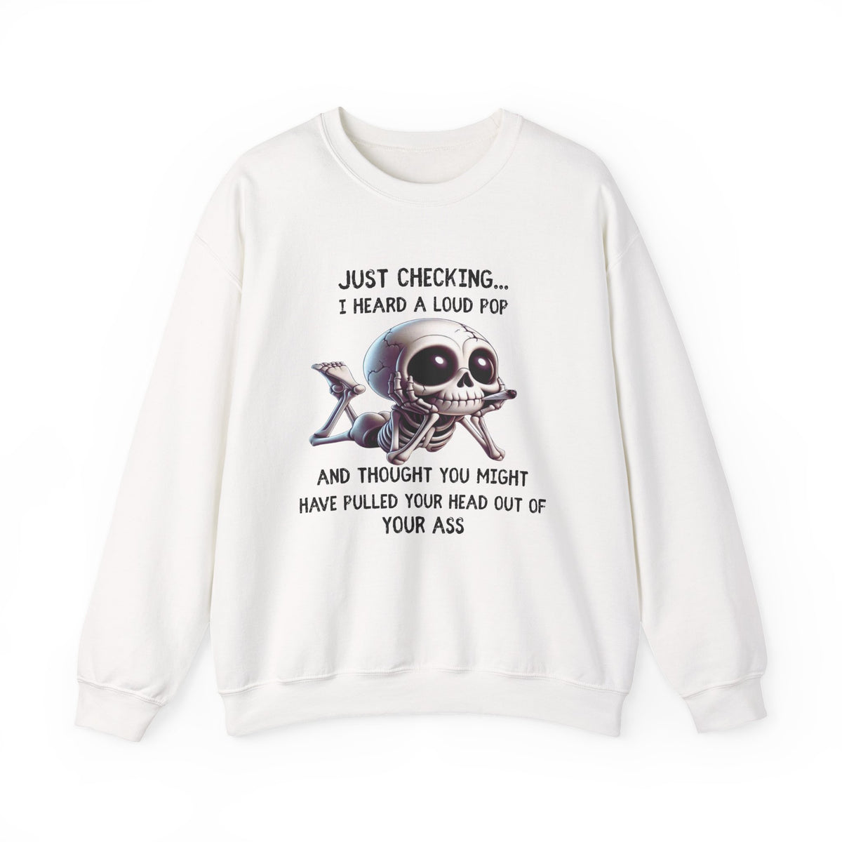 Just Checking Unisex Heavy Blend™ Crewneck Sweatshirt