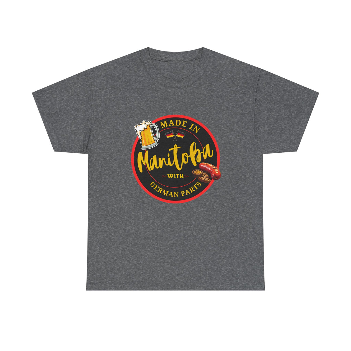 Made In Manitoba With German Parts Unisex Heavy Cotton Tee