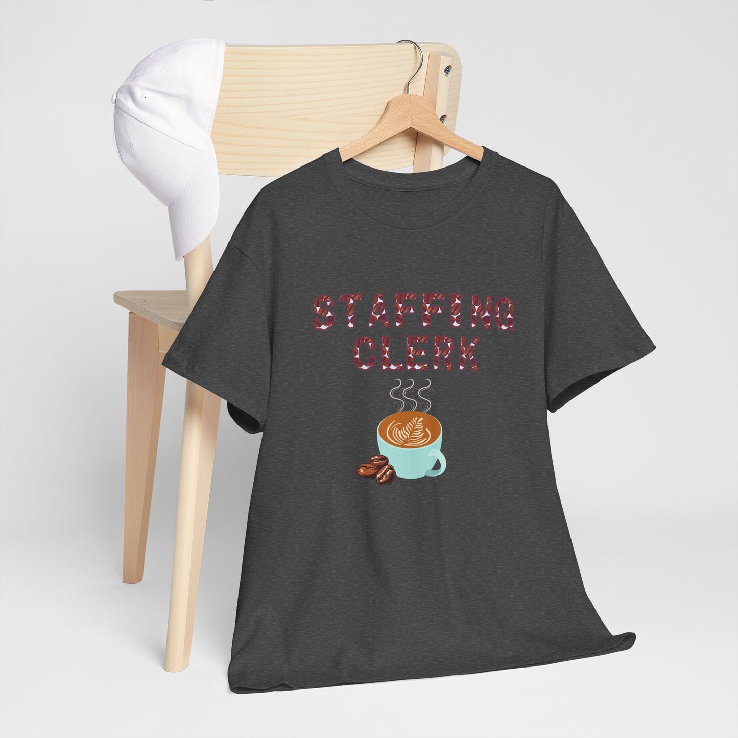 Staffing Clerk Unisex Heavy Cotton Tee