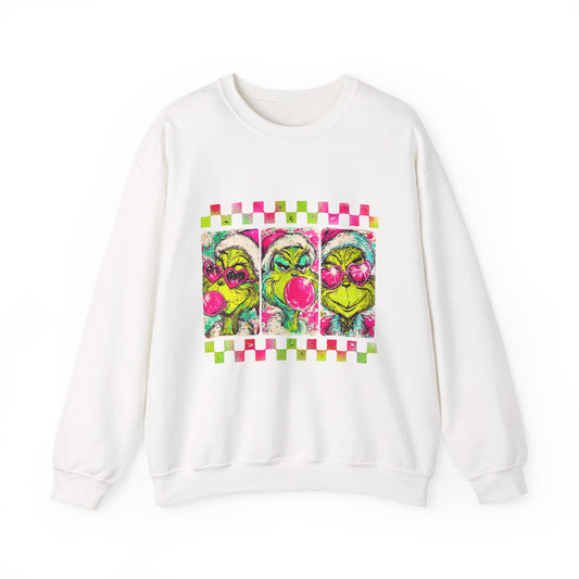 Pop Grinch Unisex Heavy Blend™ Crewneck Sweatshirt