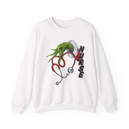 Stethoscope Nure Grinch Unisex Heavy Blend™ Crewneck Sweatshirt