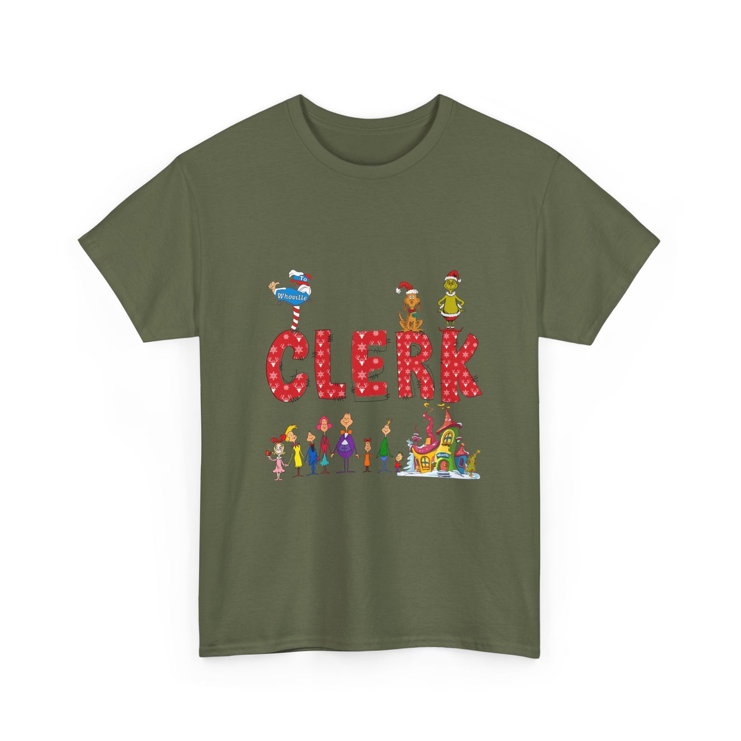 Clerk Grinch Unisex Heavy Cotton Tee