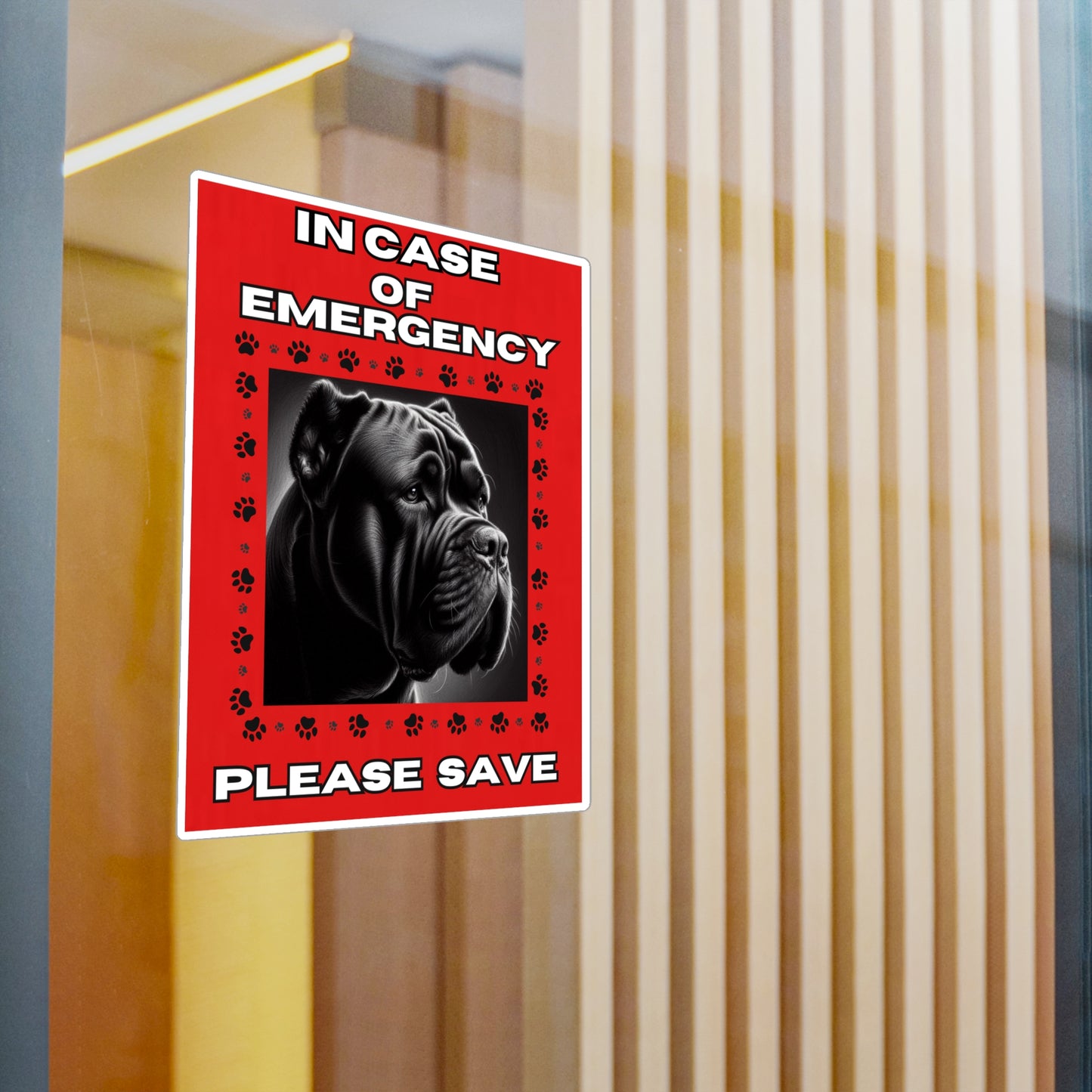 Pet Safety Rescue Vinyl Decal