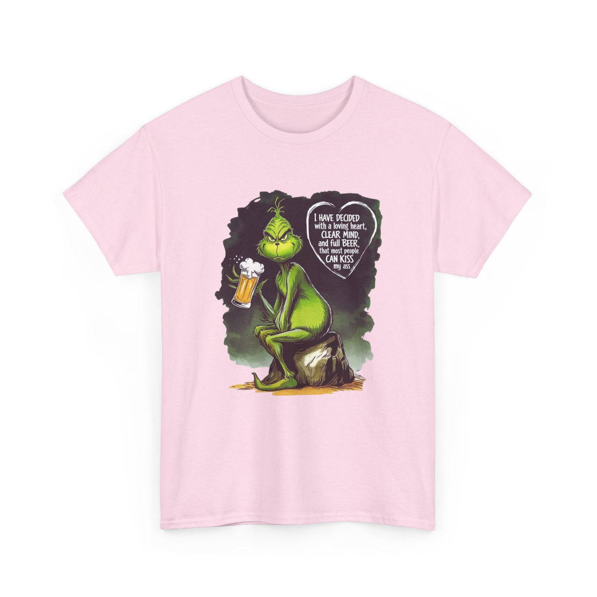 I Have Decided Grinch Unisex Heavy Cotton Tee