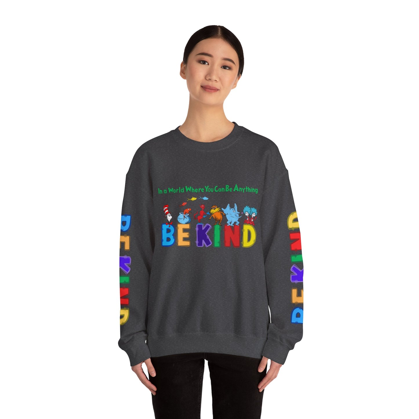 Be Kind Dr.Seuss Unisex Heavy Blend™ Crewneck Sweatshirt