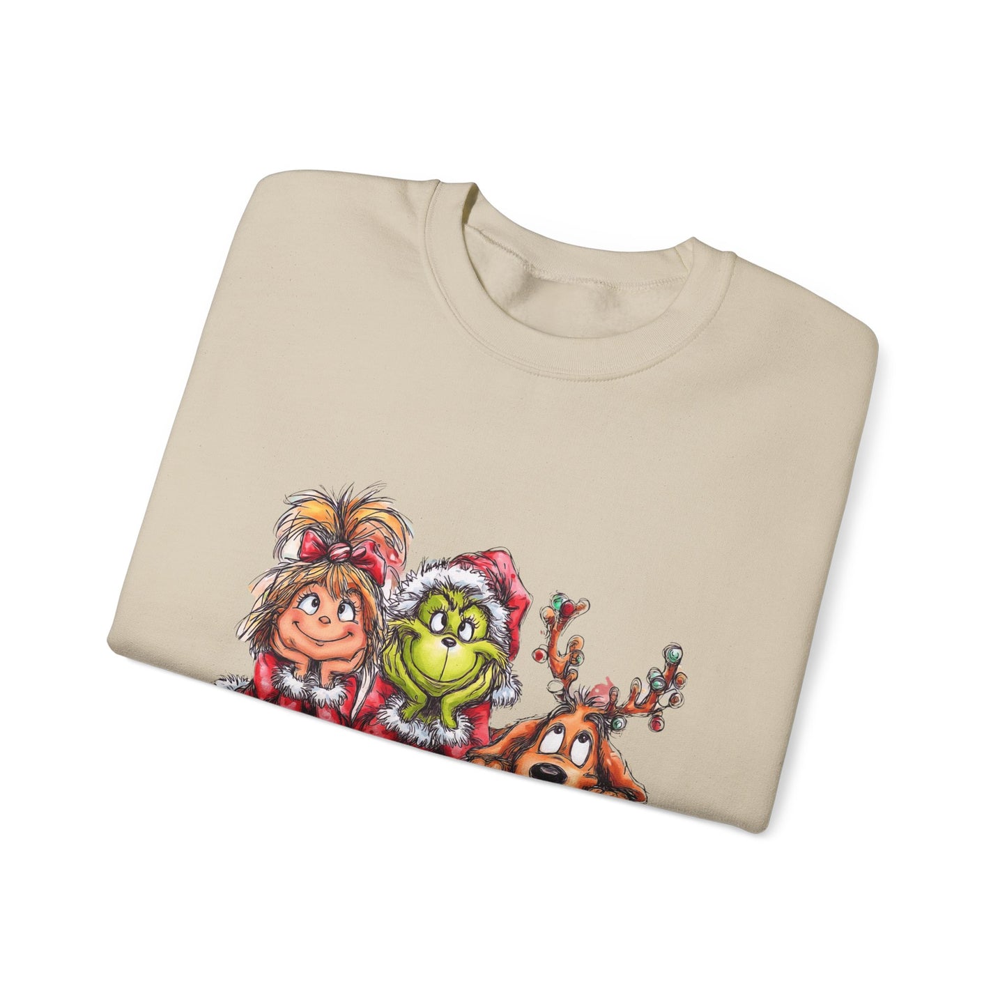 Tis The Season Grinch Unisex Heavy Blend™ Crewneck Sweatshirt