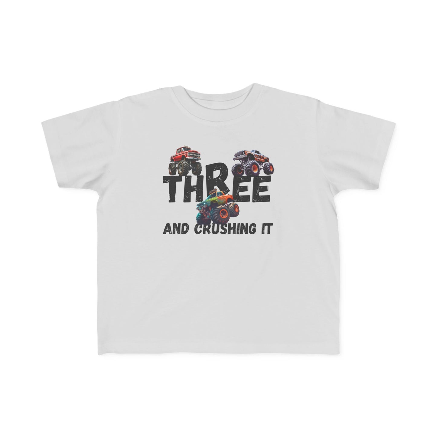 Three And Crushing ItToddler's Fine Jersey Tee