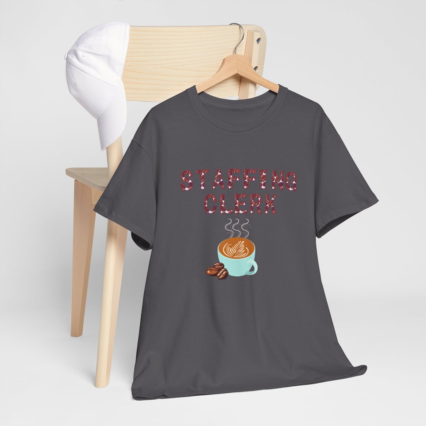 Staffing Clerk Unisex Heavy Cotton Tee