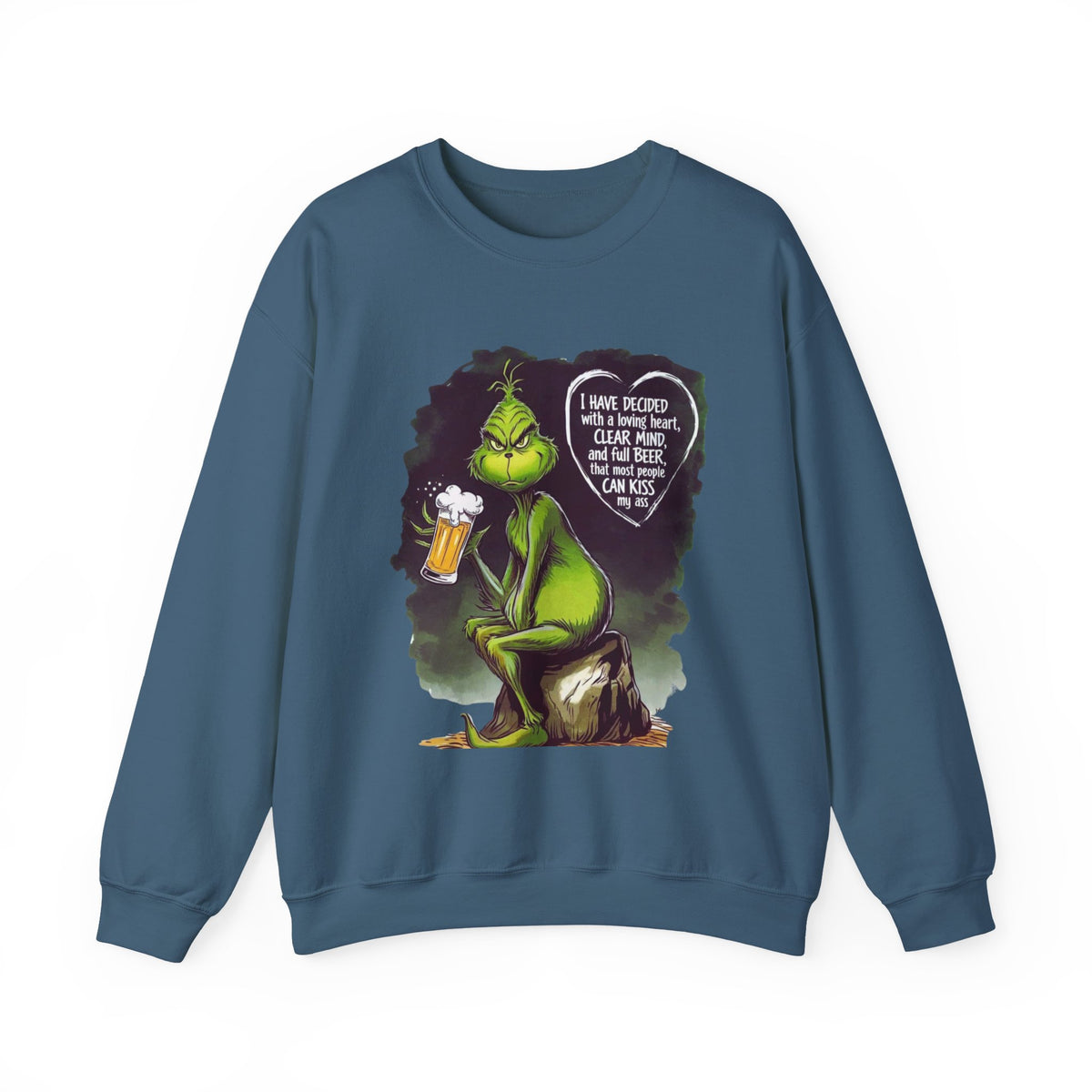I Have Decided Grinch Unisex Heavy Blend™ Crewneck Sweatshirt
