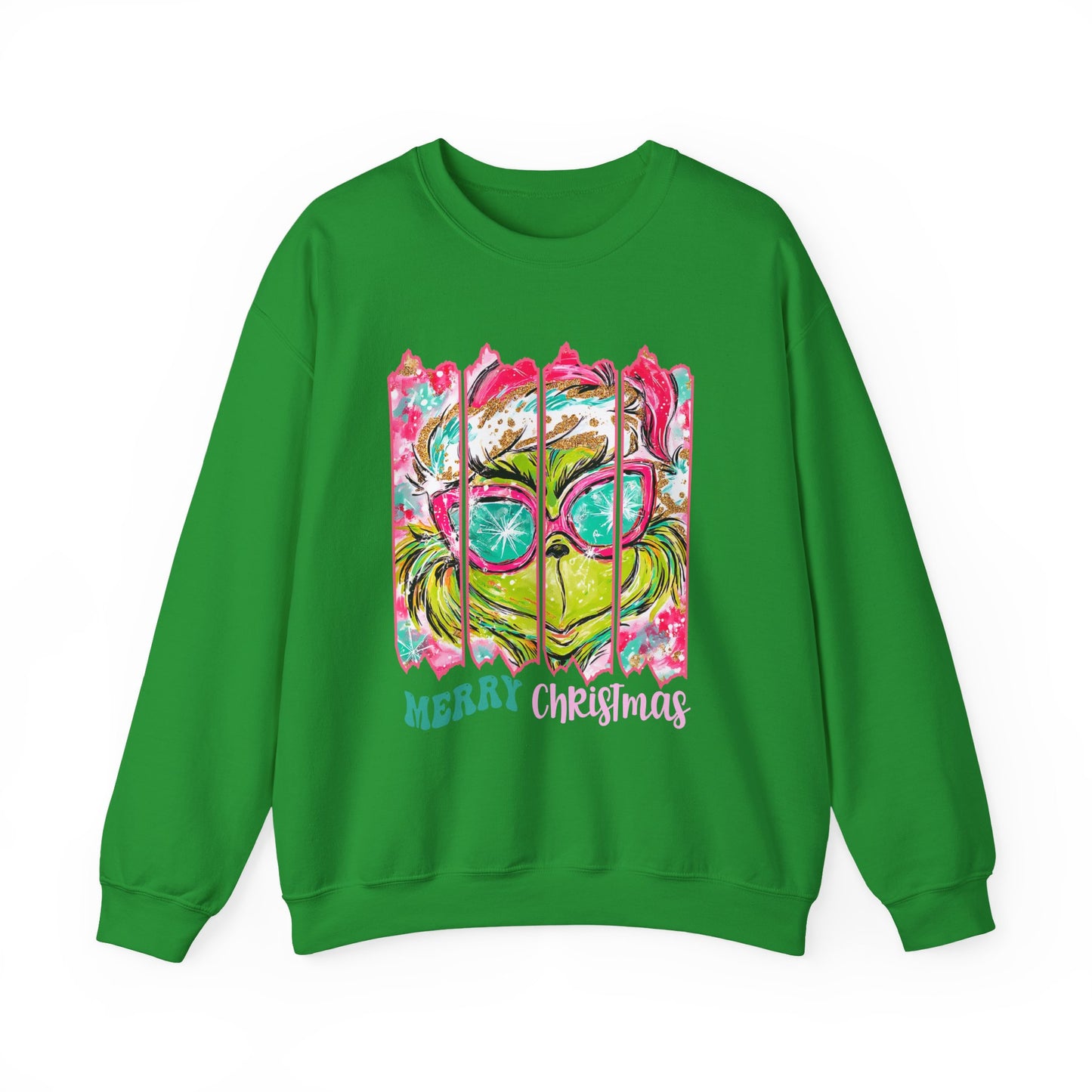 Merry Christmas Grinch Unisex Heavy Blend™ Crewneck Sweatshirt