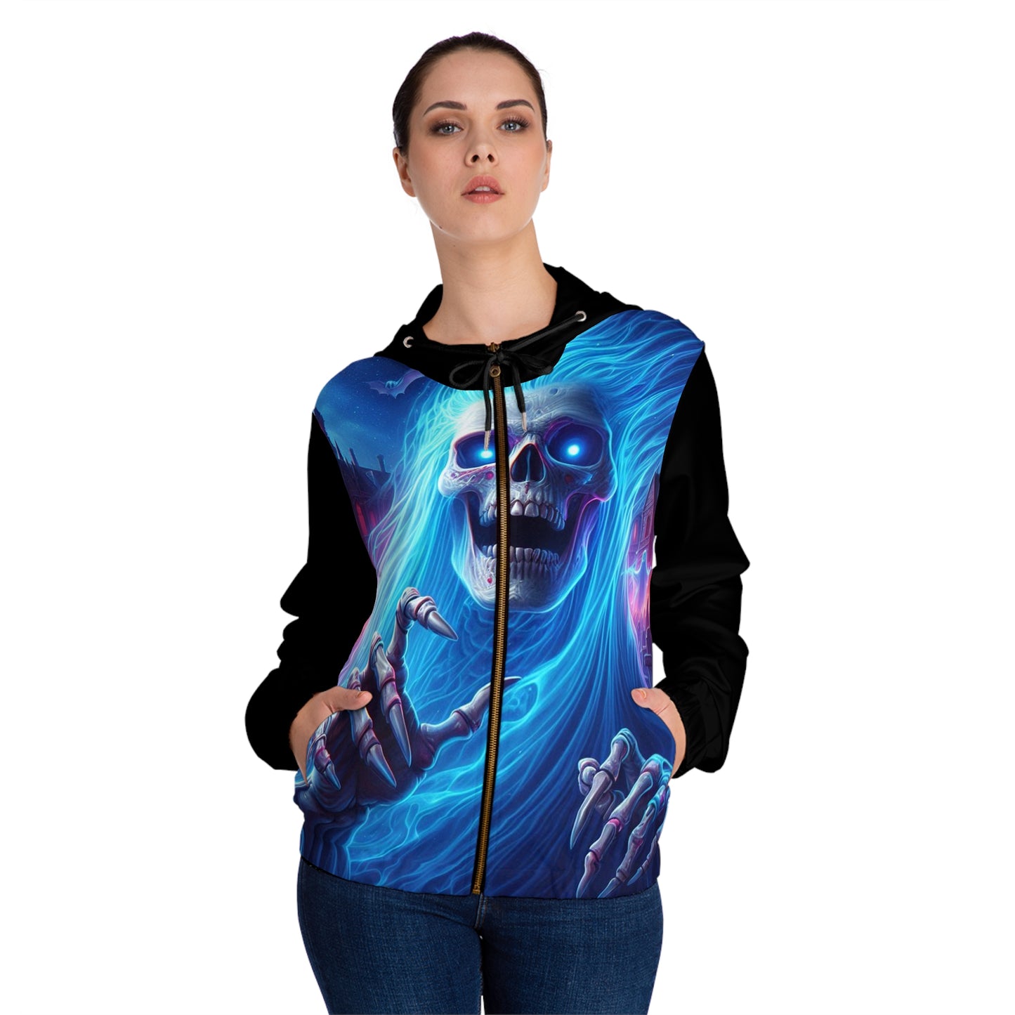 Nyx Women’s Full-Zip Hoodie (AOP)