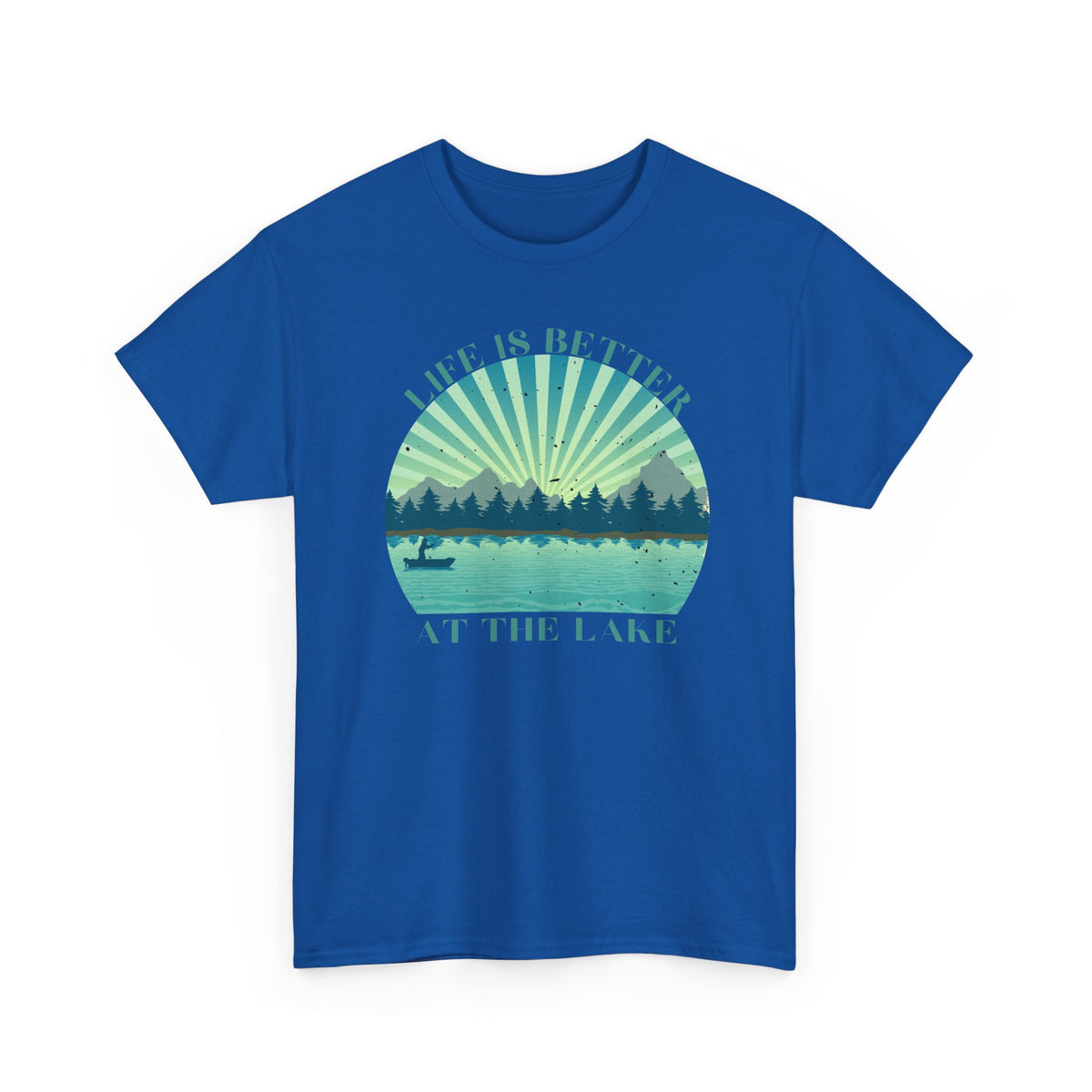 Life Is Better At The Lake Unisex Heavy Cotton Tee