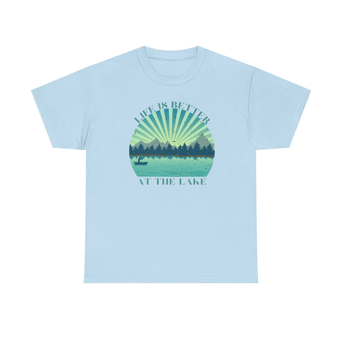 Life Is Better At The Lake Unisex Heavy Cotton Tee