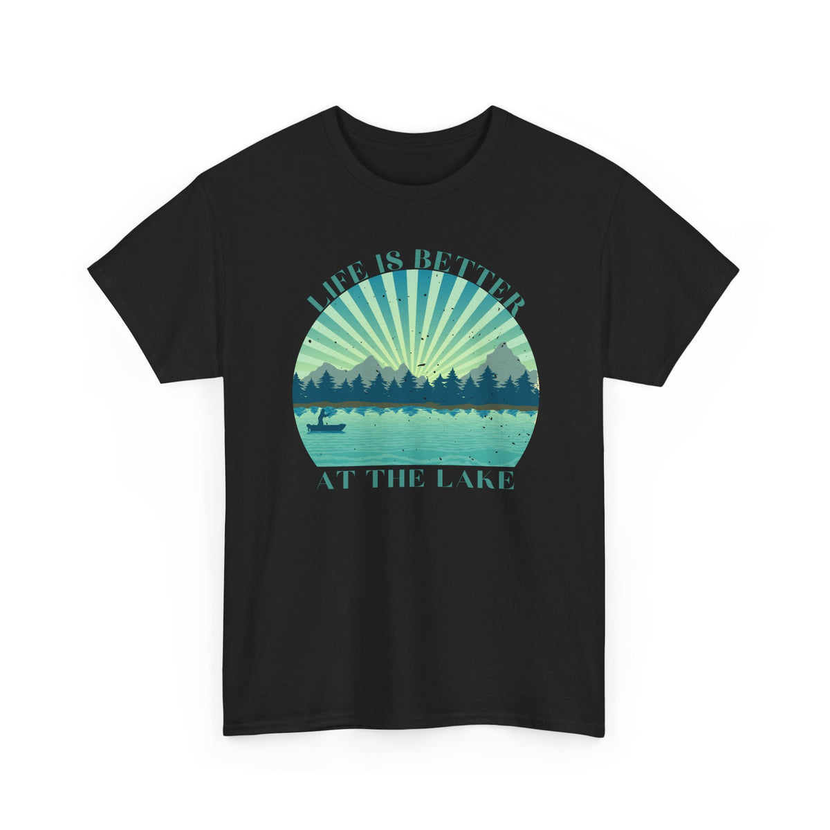 Life Is Better At The Lake Unisex Heavy Cotton Tee