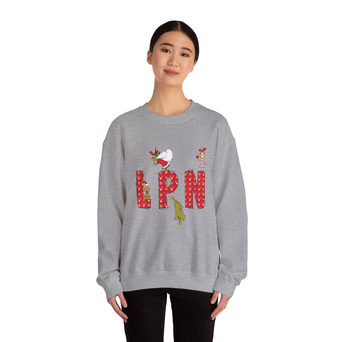 LPN Grinch Unisex Heavy Blend™ Crewneck Sweatshirt