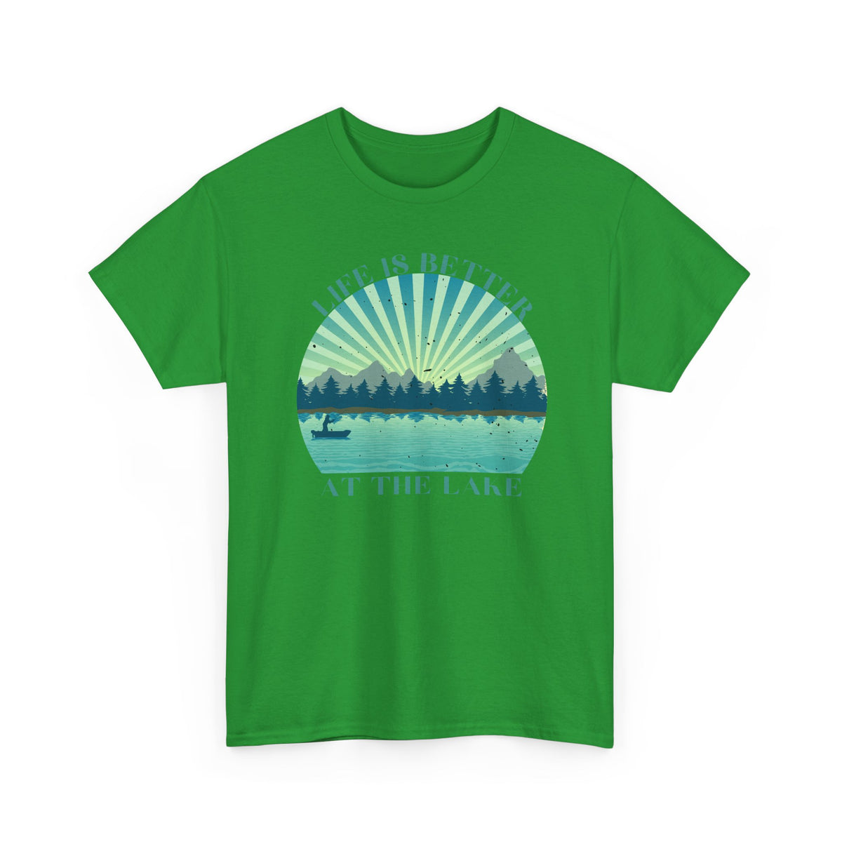 Life Is Better At The Lake Unisex Heavy Cotton Tee