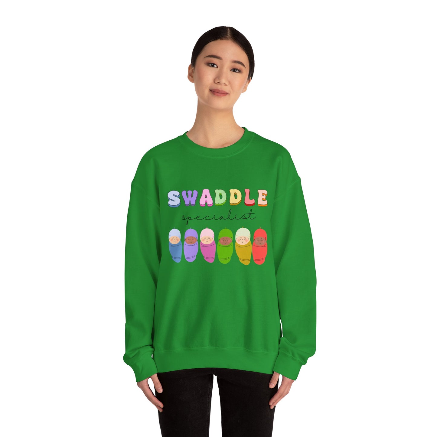Swaddle Specialist  Unisex Heavy Blend™ Crewneck Sweatshirt