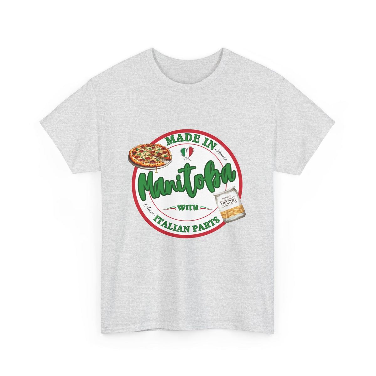 Made In Manitoba With Italian Parts Unisex Heavy Cotton Tee