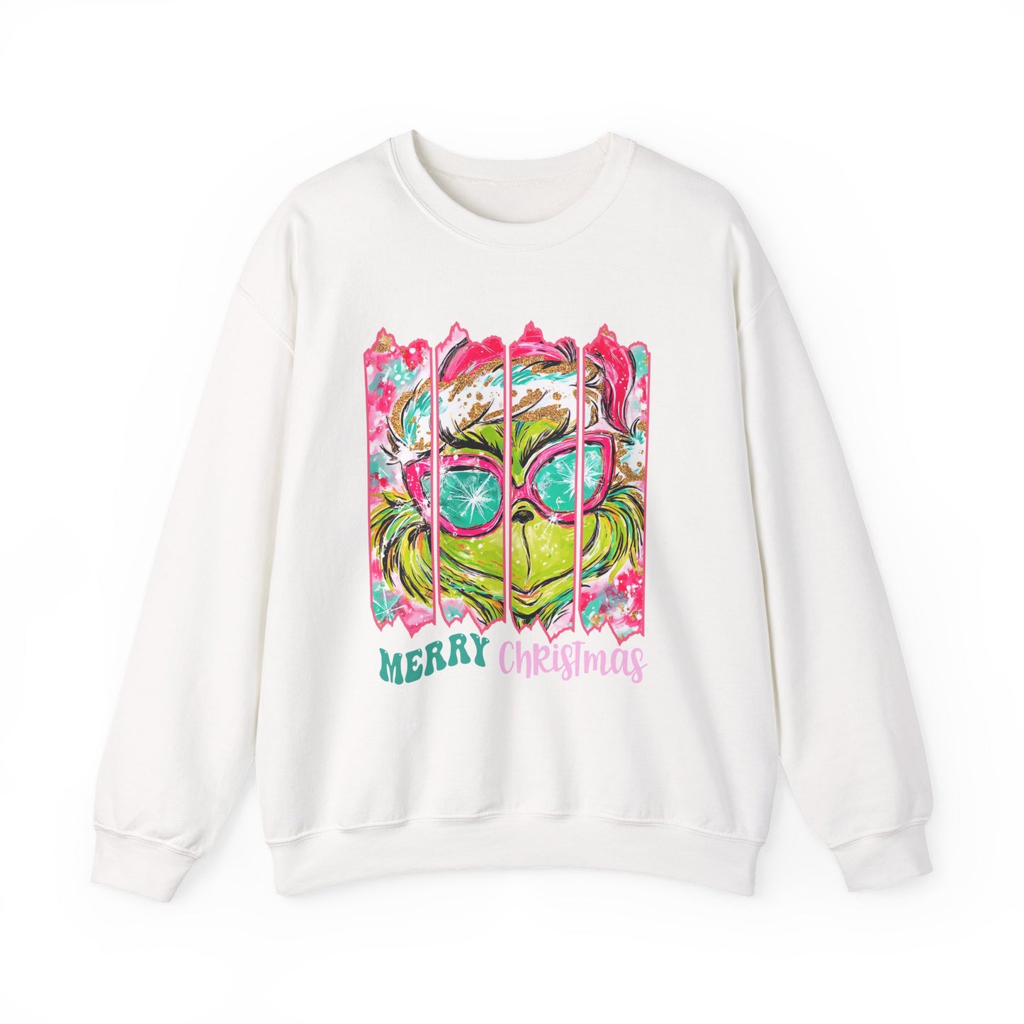Merry Christmas Grinch Unisex Heavy Blend™ Crewneck Sweatshirt