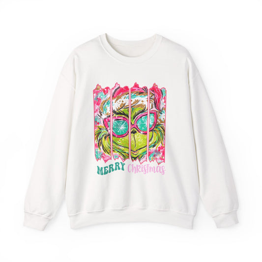 Merry Christmas Grinch Unisex Heavy Blend™ Crewneck Sweatshirt