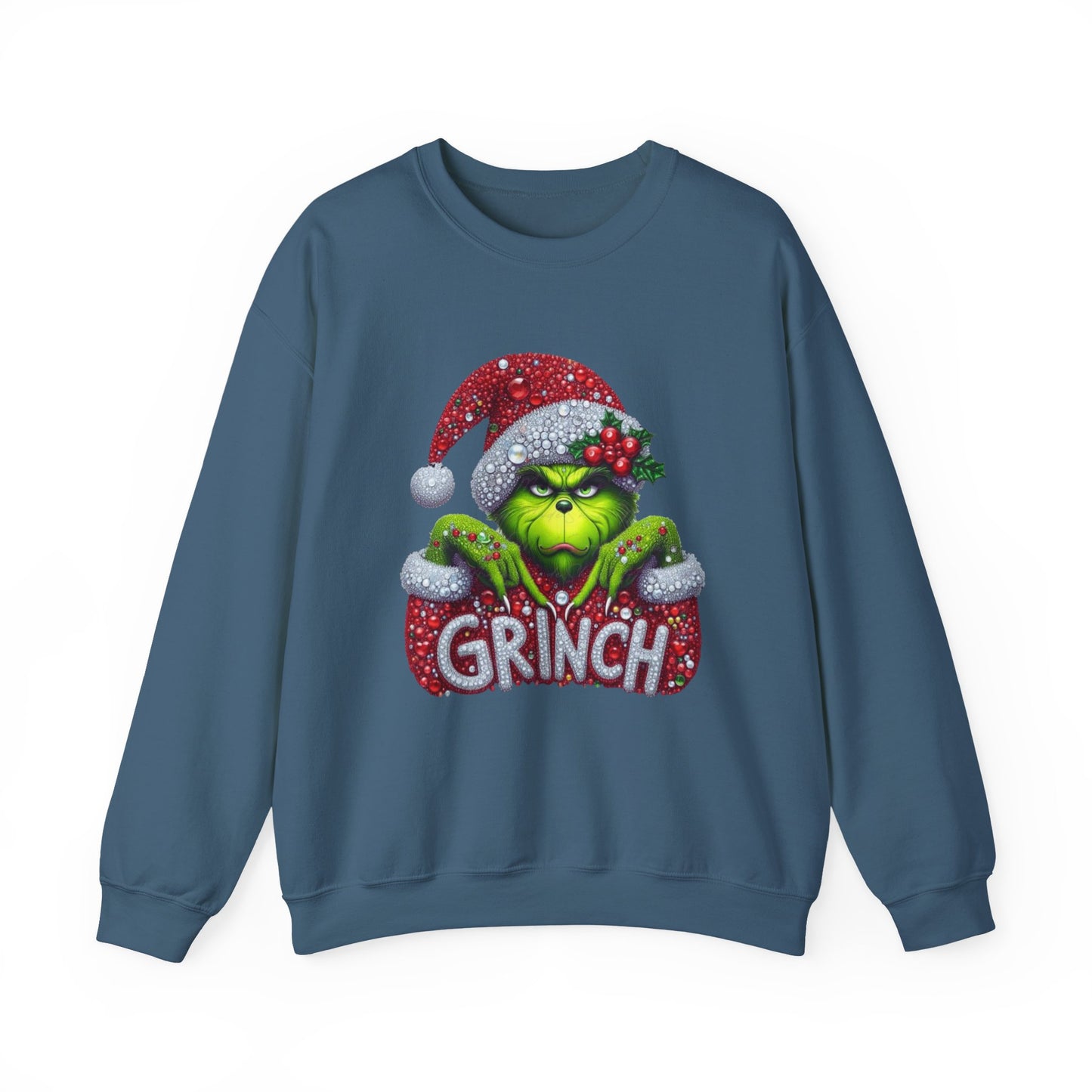 Glitter Grinch Unisex Heavy Blend™ Crewneck Sweatshirt