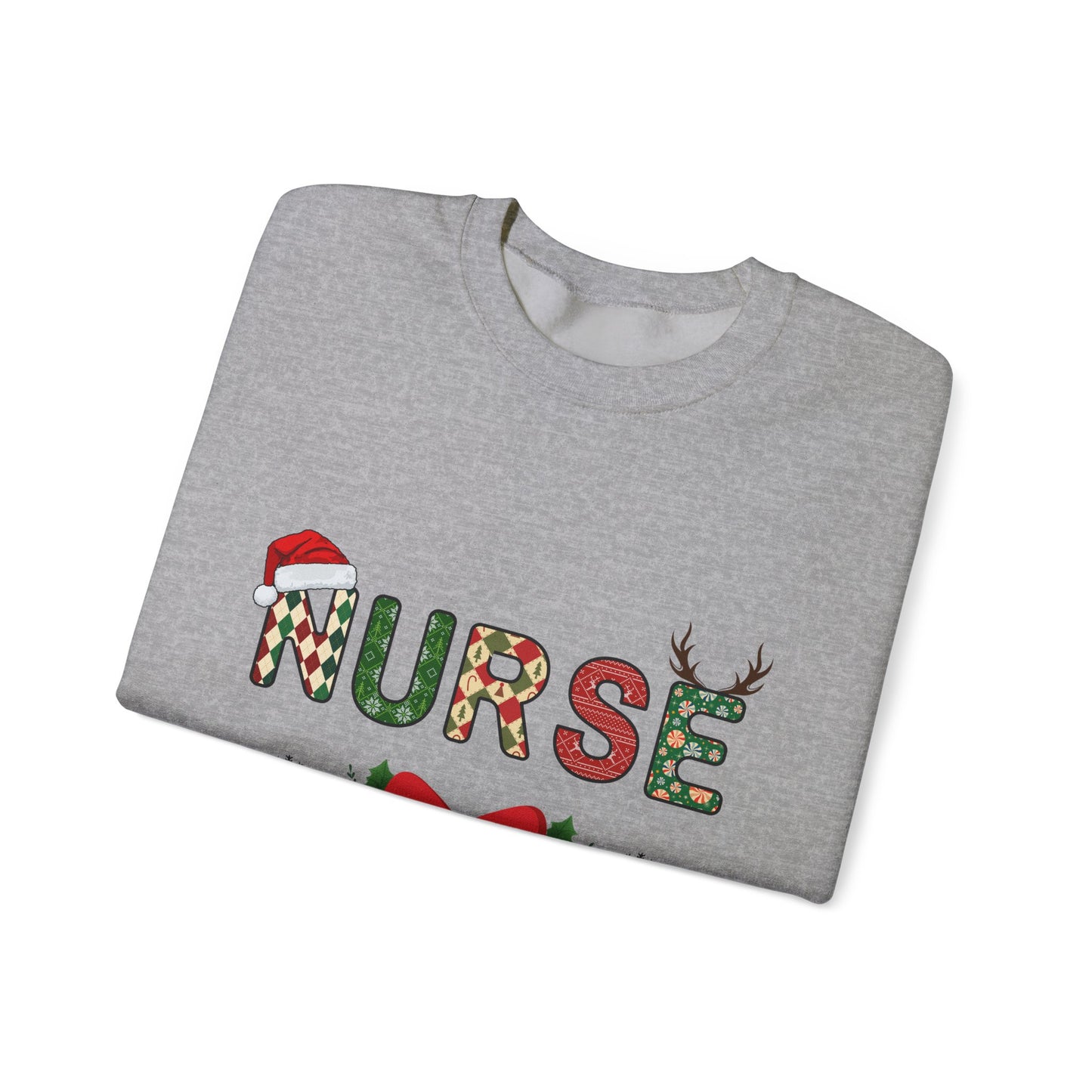 Nurse Christmas Unisex Heavy Blend™ Crewneck Sweatshirt