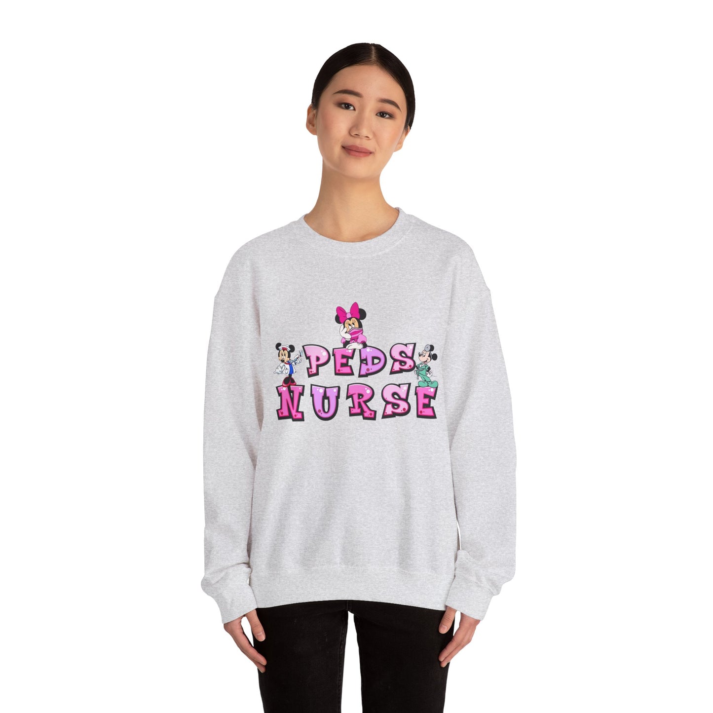 Peds Nurse Unisex Heavy Blend™ Crewneck Sweatshirt
