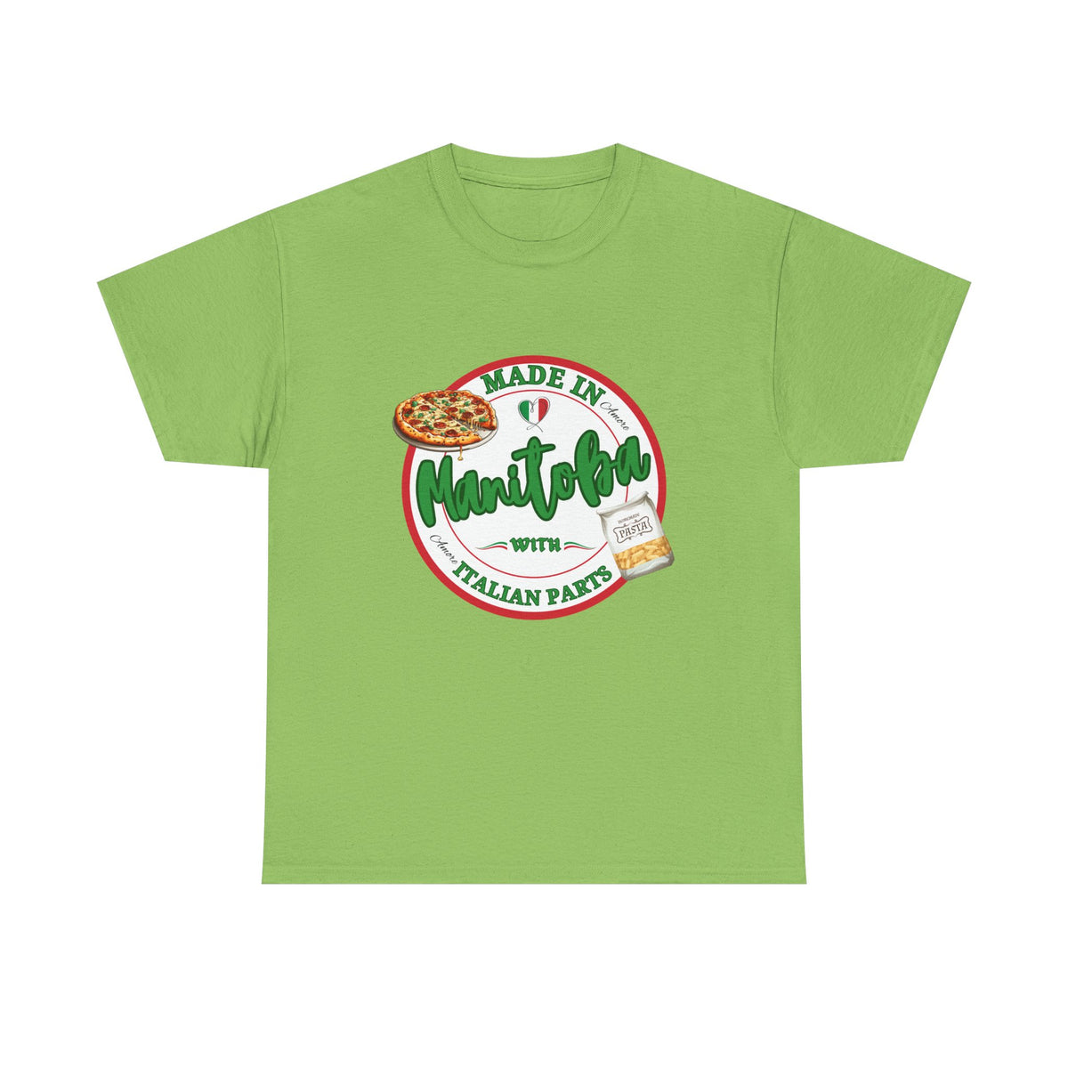 Made In Manitoba With Italian Parts Unisex Heavy Cotton Tee