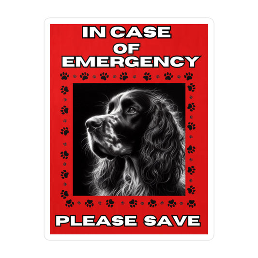 Pet Safety Rescue Vinyl Decal