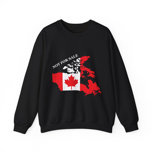 Map Canada Not For Sale Crewneck Sweatshirt