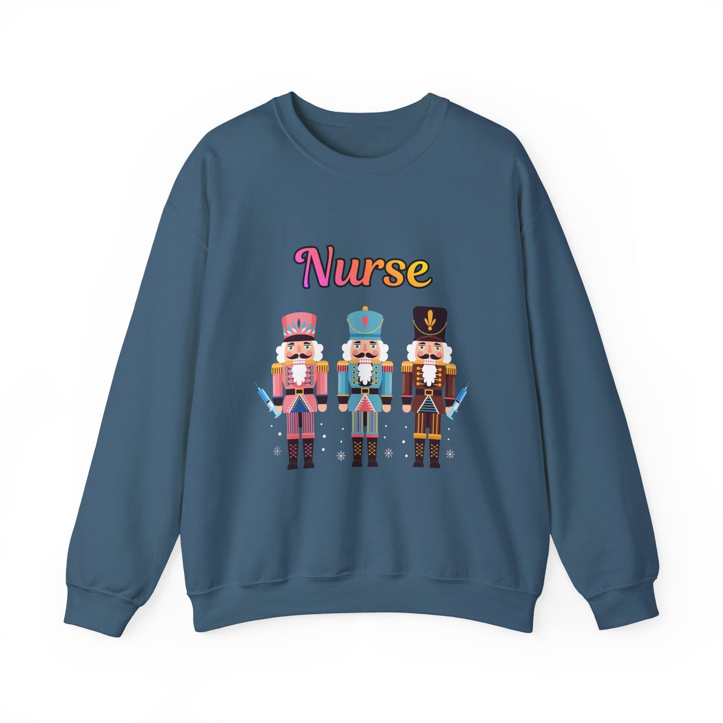 Nurse Nutcracker Unisex Heavy Blend™ Crewneck Sweatshirt