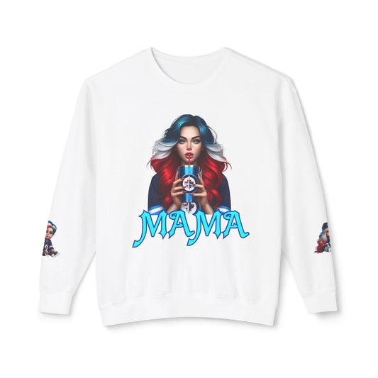 Mama Hockey Unisex Lightweight Crewneck Sweatshirt