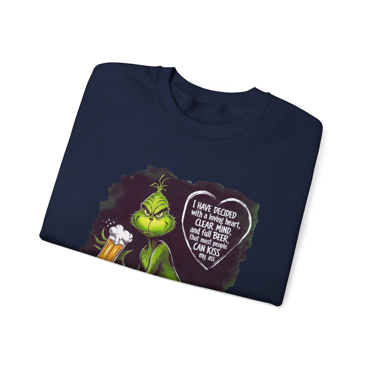 I Have Decided Grinch Unisex Heavy Blend™ Crewneck Sweatshirt