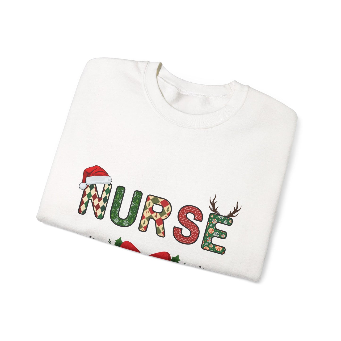 Nurse Christmas Unisex Heavy Blend™ Crewneck Sweatshirt