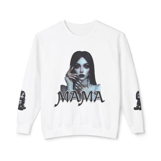 Mama Ghost Unisex Lightweight Crewneck Sweatshirt