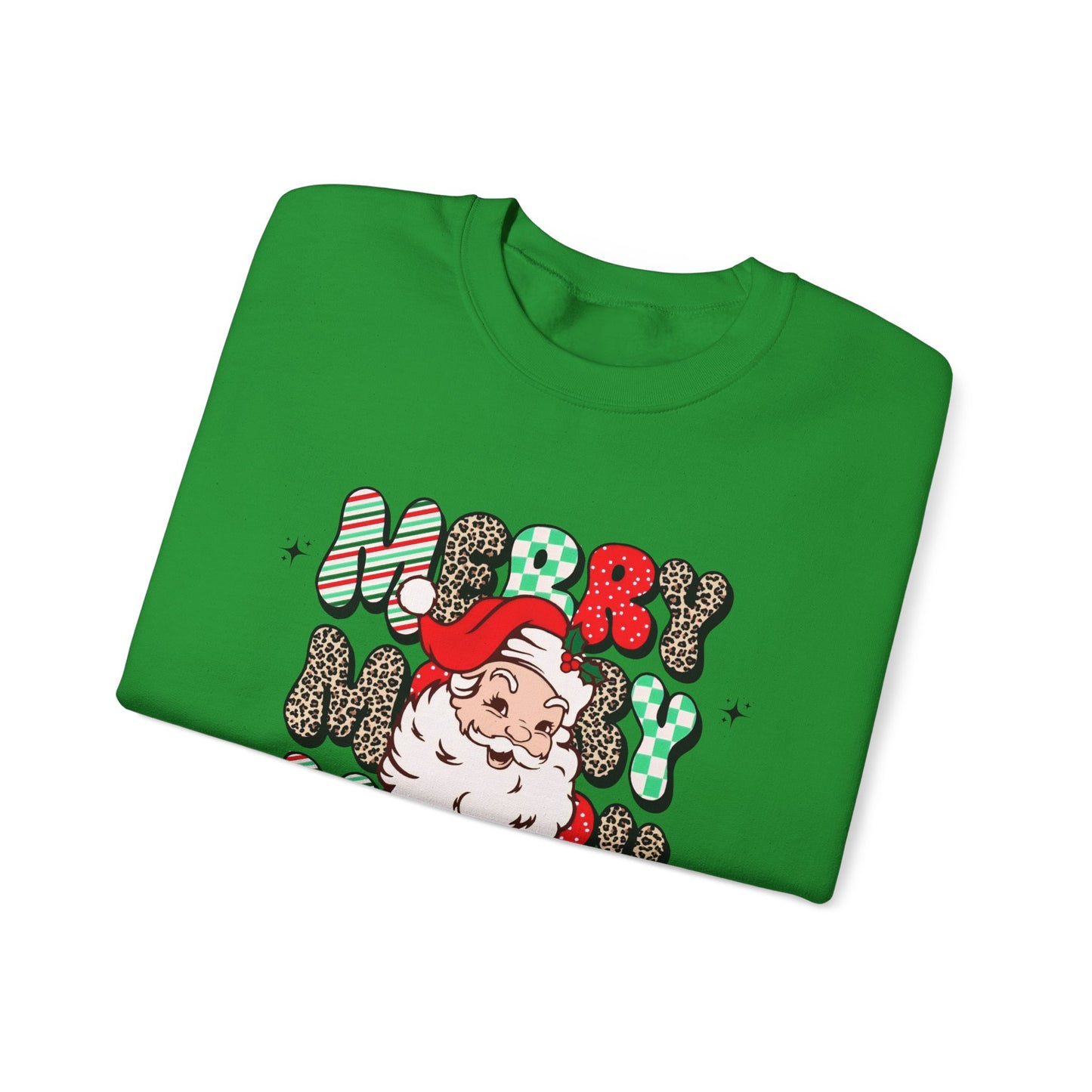 Merry Merry Christmas Unisex Heavy Blend™ Crewneck Sweatshirt