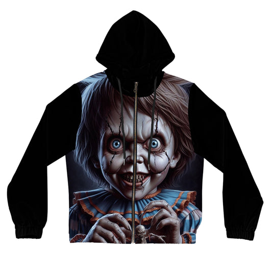 Want To Play Women’s Full-Zip Hoodie (AOP)